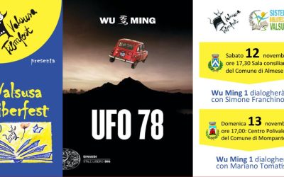 ValsusaLiberFest con Wu Ming 1 il 12 e 13 novembre 2022